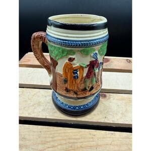 Vintage Beer Stein Mug Cup - Made in Japan - Antique